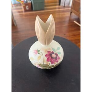 Art Nouveau Hand Painted Porcelain Vase By Robert Hanke Austria - Stamped